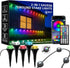 50FT Permanent Outdoor Lights, Waterproof 2-in-1 Eaves & Ground Stakes LED String