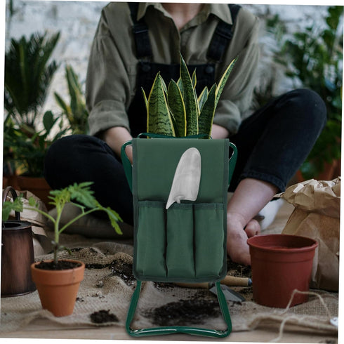 MERRYHAPY Garden Kneeler Tool Side Bag Kneeling Stool Storage Bag for Outdoor Gardening and Camping and Portable Garden