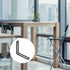 10 80mm 80mm (3.15"x3.1") 90 PATIKIL Pcs Metal L-Shape Brackets, x Degree l Bracket Corner Braces Cold Rolled Steel