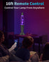 Biulazyda 17 13 Inch Color Changing Black Liquid Motion Lamps: Colors LED Night Light for Adults with Remote & Timer