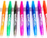 RIANCY Erasable Pens, 8 Colors Multicolored Gel Ink Rolling Ball Extra Fine Point Smooth Writing Pens with Eraser