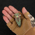 Small Pocket Knife, EDC Knife with Stainless Steel Small Folding Knife by HENWAFX