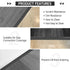 5Ft Floor Transition Strip, Self Adhesive Vinyl Cover for Laminate Floor Gaps, Gray