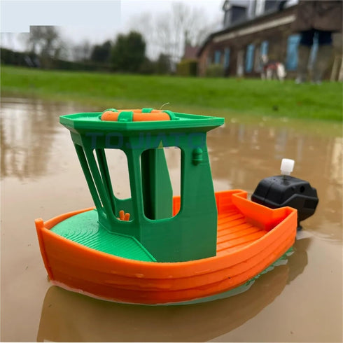 MFYIEAAL 3pcs 3D Electric Toy Boat Motor Components Kit For bambu Lab Miniature Electric Motors For Toy Ship Printing