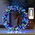 Fairy Lights Plug in, 10FT 100 LEDs Waterproof String Lights, Green Wire Firecracker Lights with Remote 8 Modes for