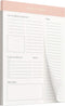Waste Less Meal Planner Pad, Magnetic Grocery List, 52 Tear-Off Pages, 8 x 6 Inches