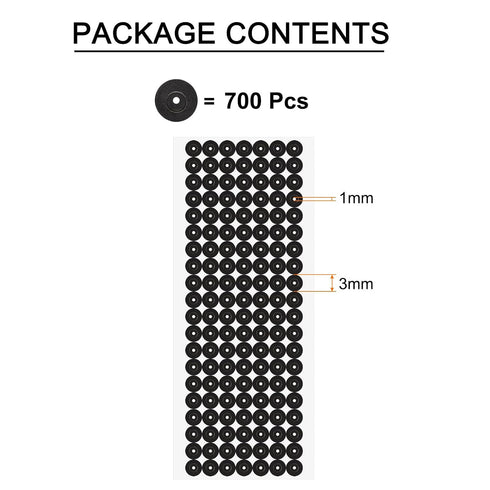 700Pcs 3D 1mm 3D 3D 3D 3D 1mm 3mm) uxcell Scanner Markers for Scanner, Tracking Dots Reference Point Markers, Target