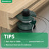 Set 1/2 Inch Knoweasy Shaker Style Rail and Stile Router Bit with Shank, Professional Carbide Tongue and Groove Cutters