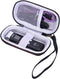 LTGEM Case Compatible with Digital Voice Recorder Voice Activated Recorder(Inside: 4.1"x2.1"x0.7"), Black+Grey