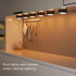 BESTDLCLITE 13-Color Dimmable Closet/Shelf/Wall (Black-3 Pack) LED Puck Lights with Remote, Under Cabinet Lighting