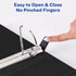 Avery Heavy-Duty 3 Ring Binder, 3 Inch One Touch Slant Rings, 1 Black Binder, 3.5" Spine (79100)