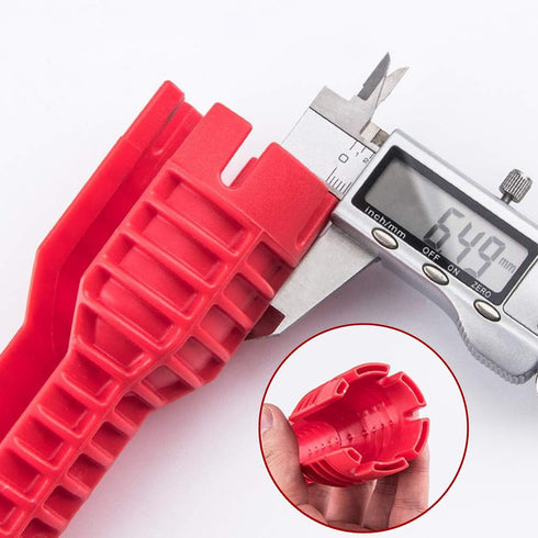 8 in 1 Multifunctional Sink Bathroom Wrench, Plumber Sink Wrench Installation Tool for Pipe Extractor