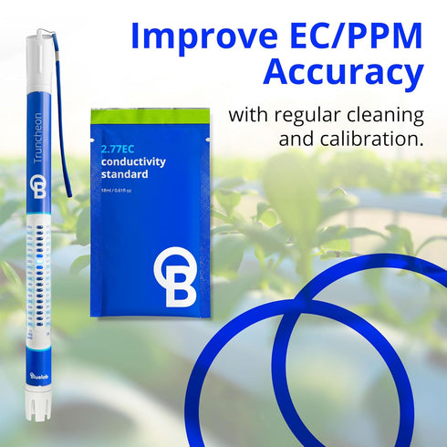 Bluelab EC 2.77 Conductivity Calibration Solution - 30 Sachet Box, Easy Calibration for pH Pens & Meters