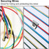 10pcs 21.6mm HARFINGTON Trailer Frame Wire Clips Length Solar Panel Wire Clip Stainless Steel Trailer Wiring Clips