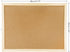 GDMINLO Cork Board Bulletin Board, 15.7"X 12" Pin Boards with Oak Wood Finish Frame for Office Home School
