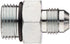 Brennan 6400-12-10-O Steel JIC Flared Tube Fitting, Straight, 3/4" Tube OD JIC Male x 7/8-14 Male Straight Thread O-Ring Boss