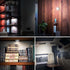 Closet Closets, 4 Pack Under Cabinet Lighting, Tap Light Battery Operated LED Puck Lights Cordless adhesive lights