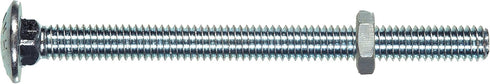 10-24 x 3-Inch Carriage Bolt with Nut - Hillman 2153, 25-Pack