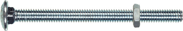10-24 x 3-Inch Carriage Bolt with Nut - Hillman 2153, 25-Pack
