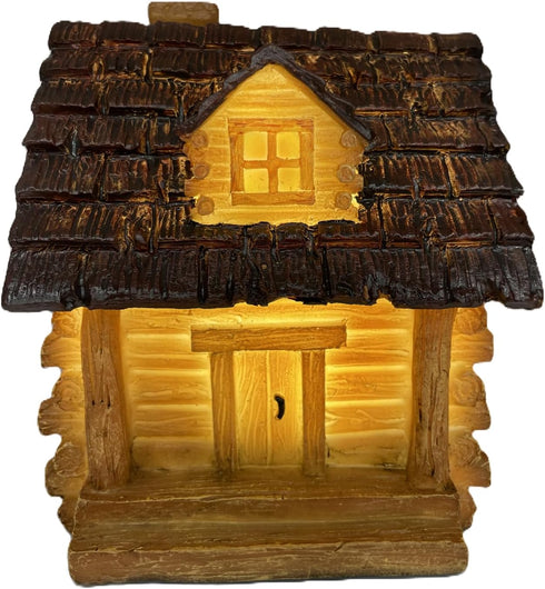 Pine Ridge Rustic Night Light - USB Plug-in Lamp for Kids & Adults