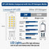 G9 Dimmable Bulb 3W 6000K,40W 60W G9 Bulb 350 120V No-Flicke,10-Pack LED Light Daylight White Halogen Equivalent, LM AC