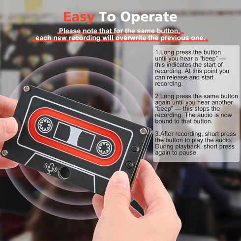 10 Minutes Sound Recorder Soldering Project, ICSTATION DIY Audio Voice Recorder Learning Kit With LED Flashing Lights