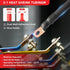 RED WOLF 10 Pack 8 Gauge x 3/8" Copper Wire Ring Terminals Connector Lug Battery Cable Ends with Heat Shrink