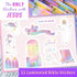 Homeair RB3 Bible Tabs with Gold Necklace, Laminated Bible Tabs for Women Men, Christian Gifts, Large Print Bible Tabs