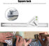 Combination Square with Bubble Level, Silver Flexible Woodworking Triangle Ruler Carpentry Tools