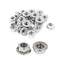 SpzcdZa M6 1mm 304 26PCS x Thread Stainless Steel Serrated Flange Metric Hex Lock Nuts