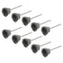 20Pcs Wire Wheel Brushes Cup-shape Steel Wire Brushes with 3/32" Shank for Rotary Tools