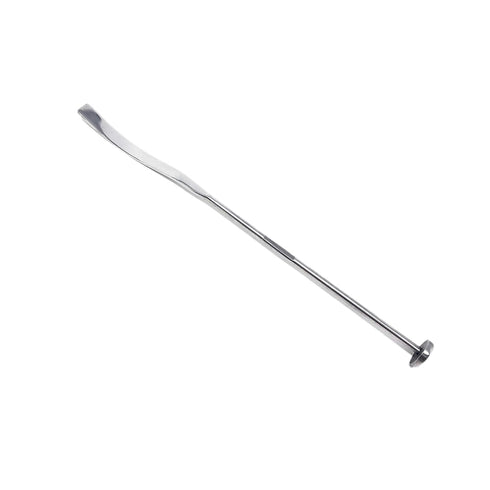 Stainless Steel Double Ended Micro Lab Spatula Sampler Hayman Style (5.5 in. (14cm), Knobbed End)
