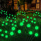 Halloween Decorations Solar Spooky Lights Outdoor - 2PACK 16LED Green Firefly Lights for Halloween Party Decor,