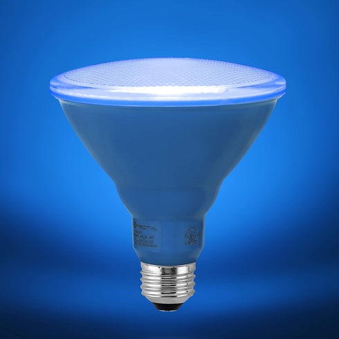 Xtricity LED PAR38 Blue Flood Light Bulbs, 7W, Waterproof, Indoor/Outdoor, E26 Medium Base, Blue (1 Pack)