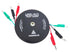 3 Wire 20' Retractable Test Leads, 18 Gauge Alligator Clips in Reel