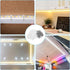 HexinYigjly 100 10mm 10mm 100 Pcs Strip Light Mounting Brackets, Outdoor LED Strip Light Mounting Clips, Led Light