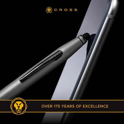 Cross Tech2 Refillable Tech2 in Premium Gift Box, Medium Point, Black Ink, Satin Black