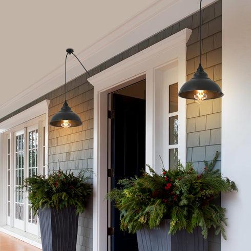 KOLAKODLUX Ma625 Plug in Pendant Light Fixtures Hanging Lamp Shades Hanging Light with Plug in Cord Black Light Corner