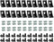 20 Sets 2020 Aluminum Extrusion Profiles Corner Brackets 20 Series Black L Connectors with T Slot Nuts and Bolts