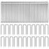 Fibraze 80 PCS Plantation Shutter Repair Kit Plantation Shutter Pins Parts Silver Missing