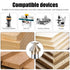 Waningmoto R8 6mm 8mm 12mm 1/4" 1/2" Cabinet(12*R8) Arc Bending Integrated Knife Shank Woodworking Router Bit Arc