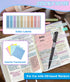 Bible Study Supplies Journaling Kit with Highlighter, Tabs, Notebook, Pen Case, Bible Annotation Kit, Essentials Set