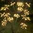 2 Pack JJGoo Solar Garden Lights, New Upgraded Solar Swaying Starburst Light, Waterproof Fireworks Outdoor Lights, Yard