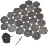 Fiberglass Reinforced Cut-off Wheels Discs Kit 1 1/4 inch Diameter 25 Pieces + 2 Mandrel for Dremel Tool 426 426b
