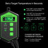 VIVOSUN Digital Heat Mat Thermostat Temperature Controller, 40–108 ºF 1000W for Reptiles, Seedlings, Germination