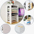 Natwind Stackable Paper Organizer for Desk, 10-Tier White Desktop File Sorter for Home Office, School