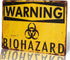 dingleiever Warning Biohazard Hazard Sign, Novelty METAL Sign