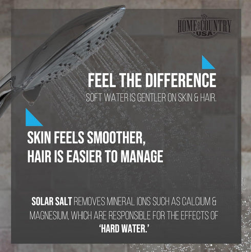 50 lb All-Natural Solar Salt for Water Softening Solutions
