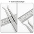 3pcs 8 Inch Long Spring Caliper Set, Carbon Steel Measuring Tool for Wood Turning Lathe Projects