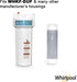 Whirlpool Granular Activated Carbon Replacement Water Filter WHKF-GAC, 10" x 2.5", Reduces Chlorine & Odor